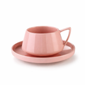 Ceramic Coffee Cup & Saucer Set