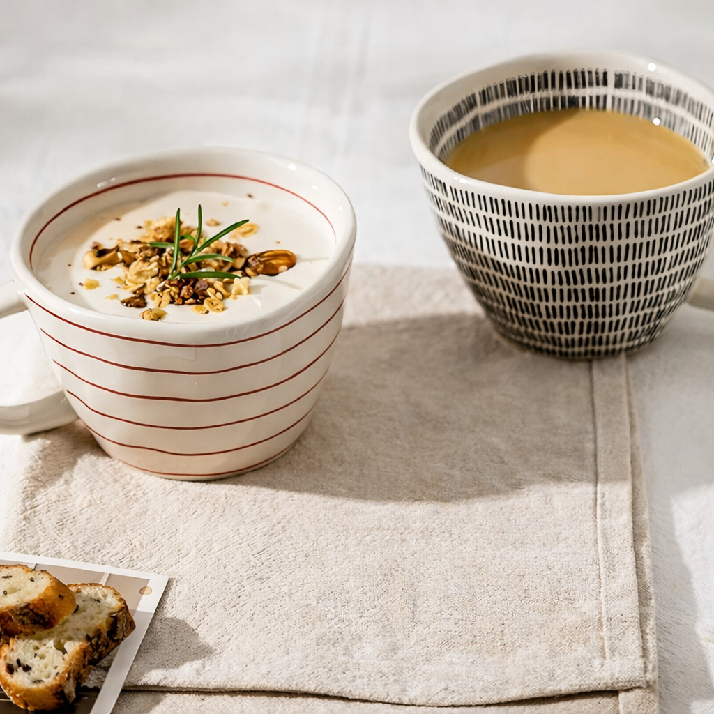 Hand-Painted Ceramic Coffee Mug