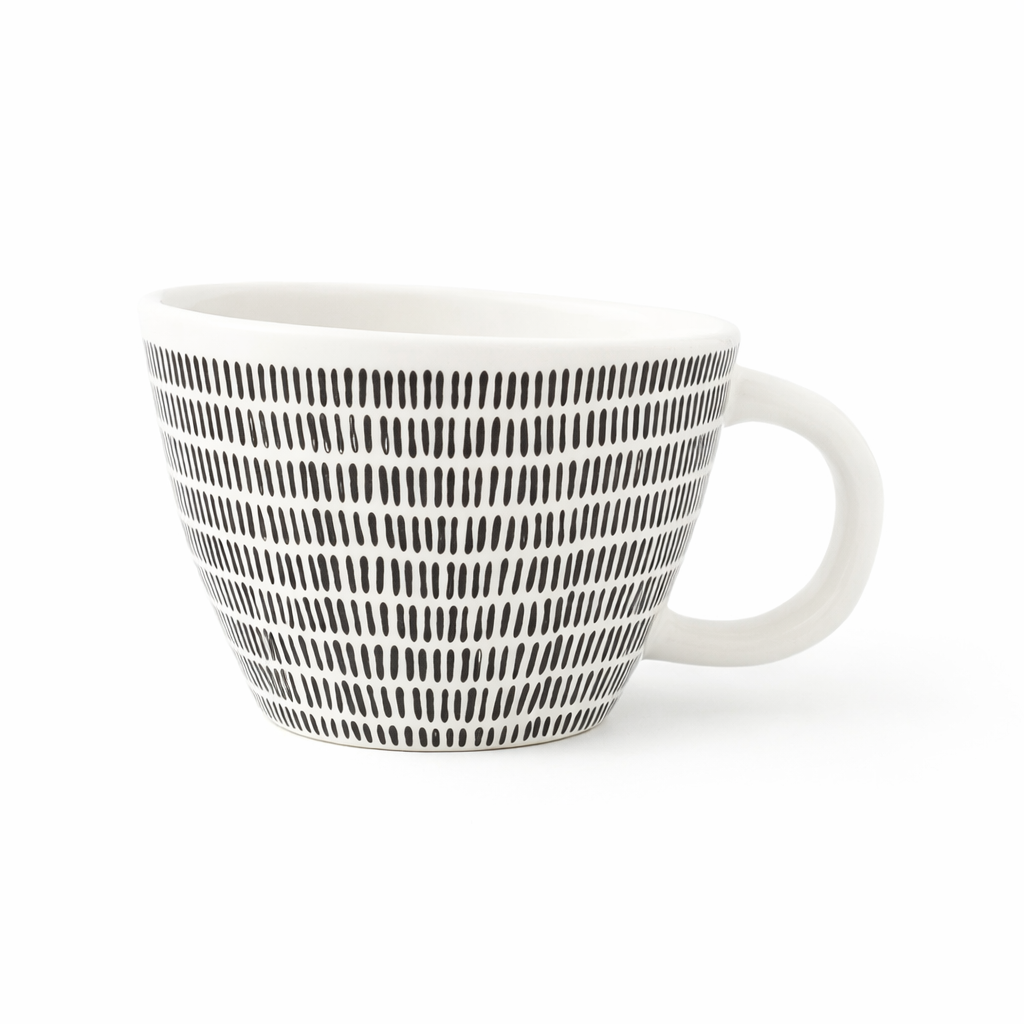 Hand-Painted Ceramic Coffee Mug