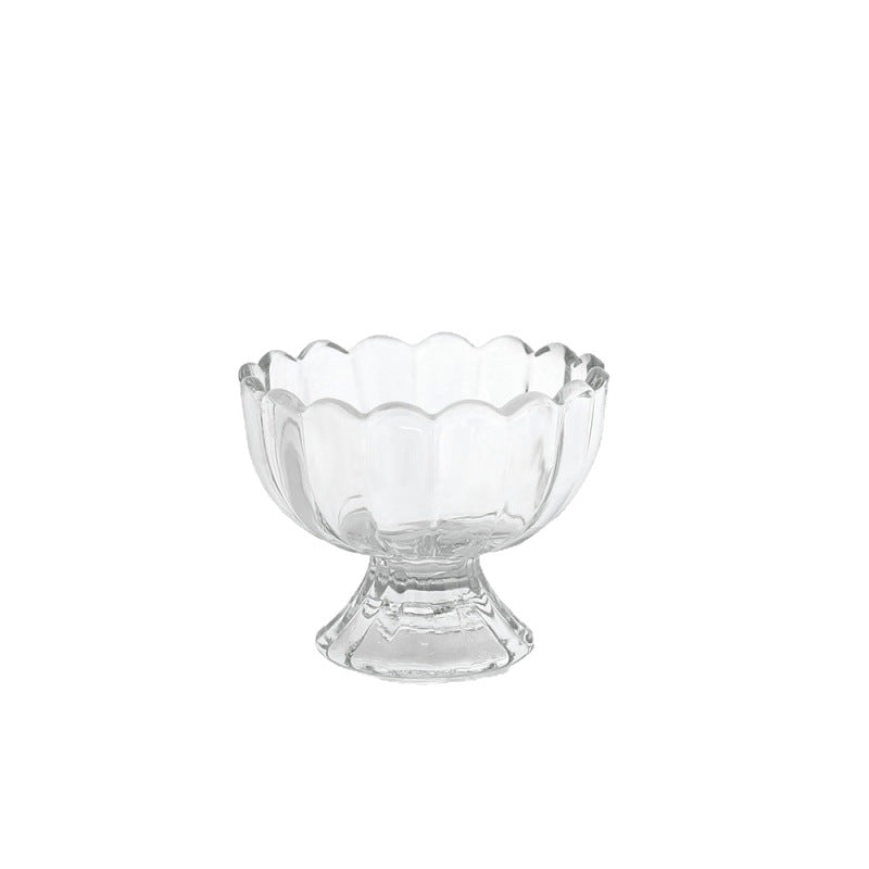 Scalloped Glass Dessert Cup